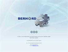 Tablet Screenshot of berhord.com
